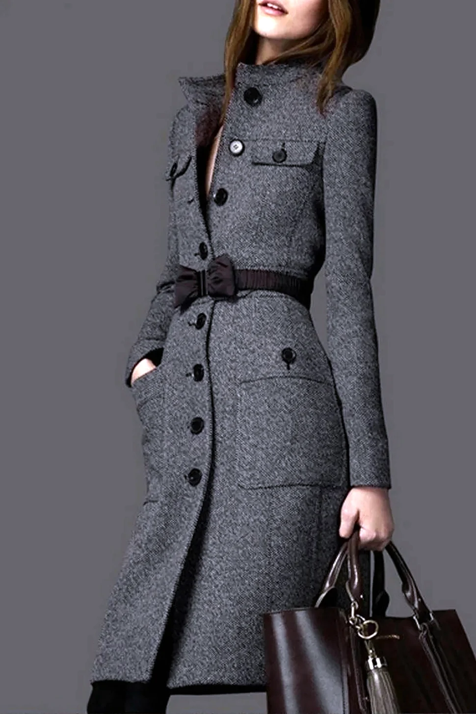 Твидовое пальто Burberry