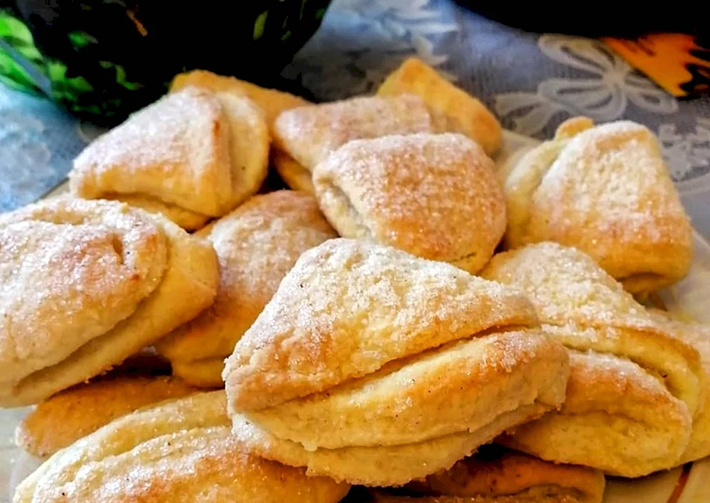 Творожное печенье