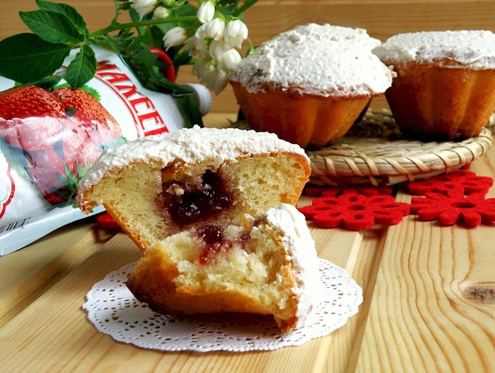 Творожные кексики к чаю.