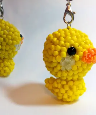 Уточка из бисера