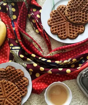 Вафли из льняной муки