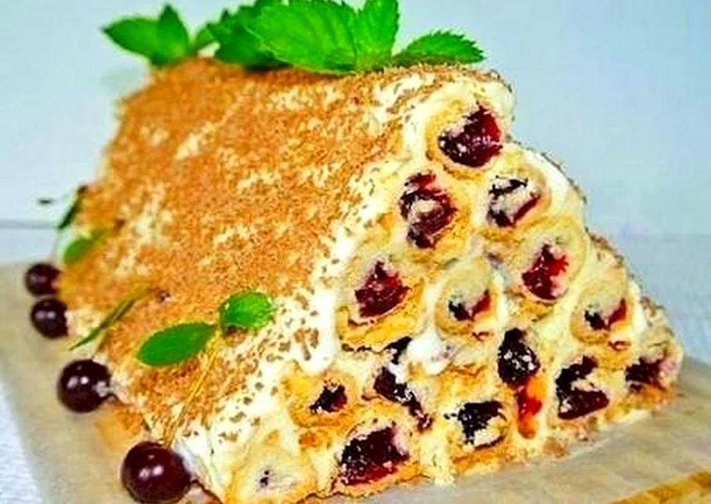 Вишнёвый торт Монастырская изба