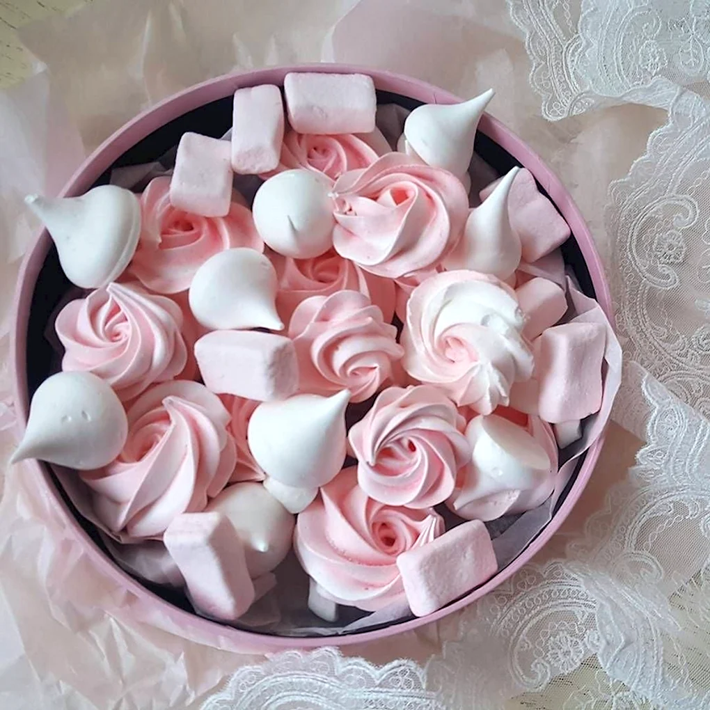 Зефирные розы