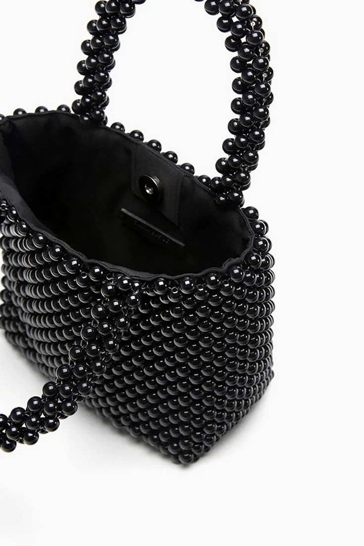 Жемчужная сумка Zara